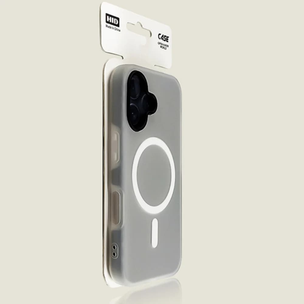 Custodia opaca Candy originale per iPhone 17 Air 16 15 14 13 12 11 Pro Max Plus 17ProMax Silicone morbido + Cover posteriore traslucida per PC rigido