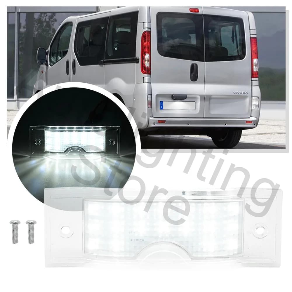 1PC Per Opel Vauxhall Vivaro AB 2001-2014-2019 Renault Trafic II Nissan Primastar NV300 Fiat Talento 16-20 luce targa