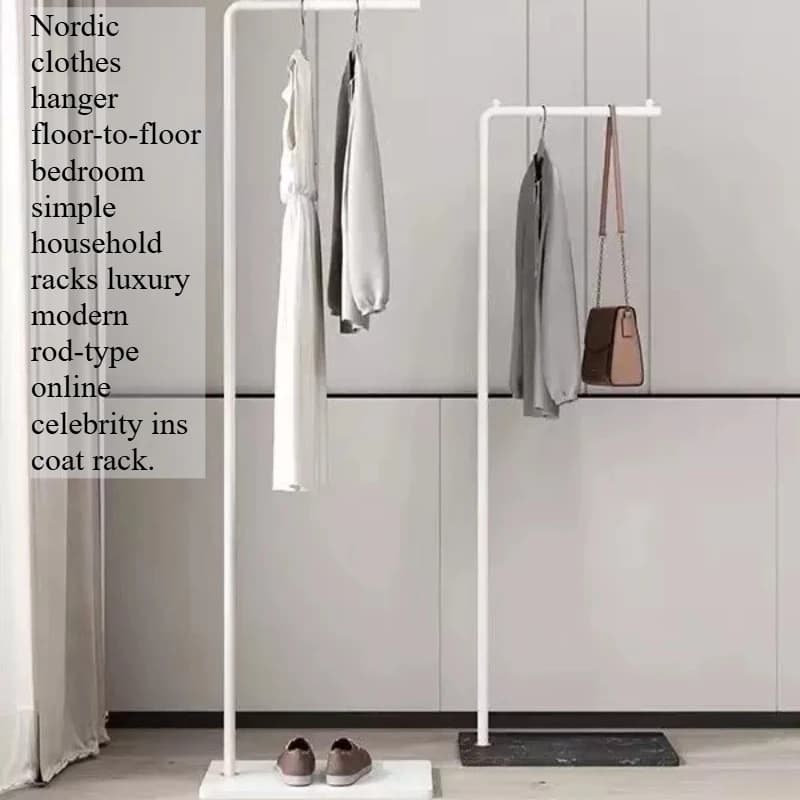 Appendiabiti Moderno Nordico per Ingresso, Stand Appendiabiti per Casa, Scaffale Portaoggetti per Bambini, Arredamento Camera da Letto