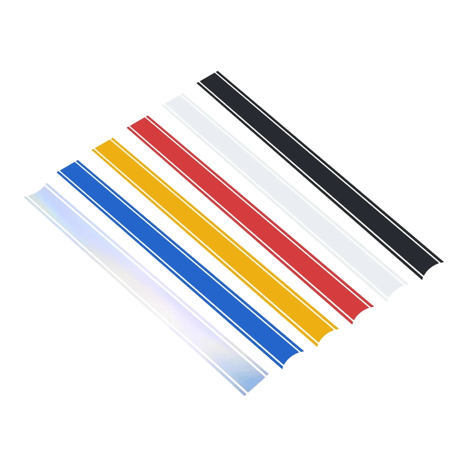 50*4.5 cm adesivi moto fai da te per strisce serbatoio carburante casco da corsa moto parafango decalcomanie in vinile impermeabili arredamento automobilistico