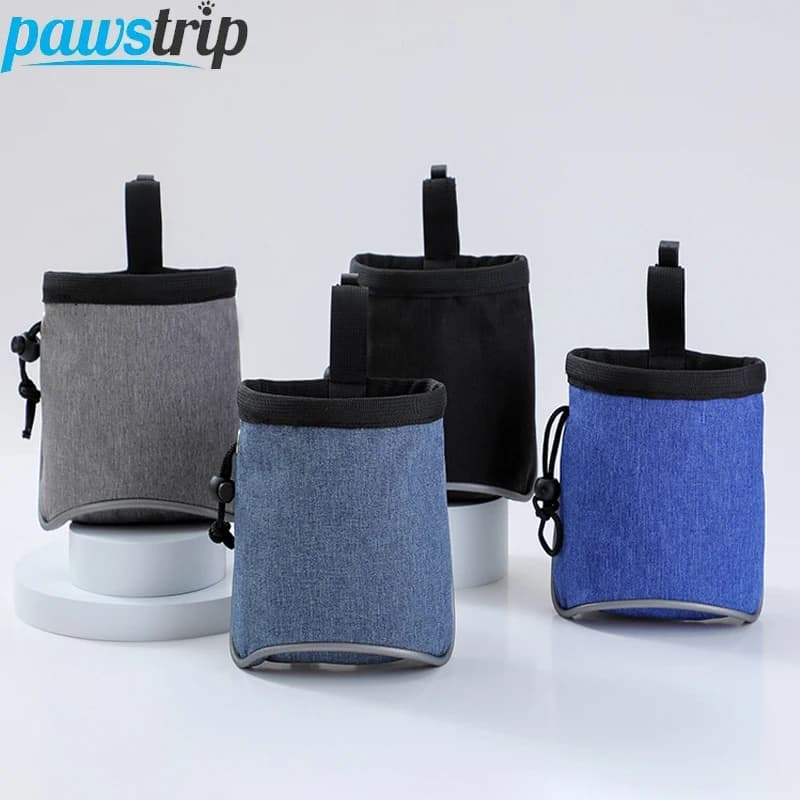 Borsa Multifunzionale per Addestramento Cani, Porta Snack per Cuccioli da Esterno, Borsa Portatile per Premi con Dispenser per Sacchetti Igienici