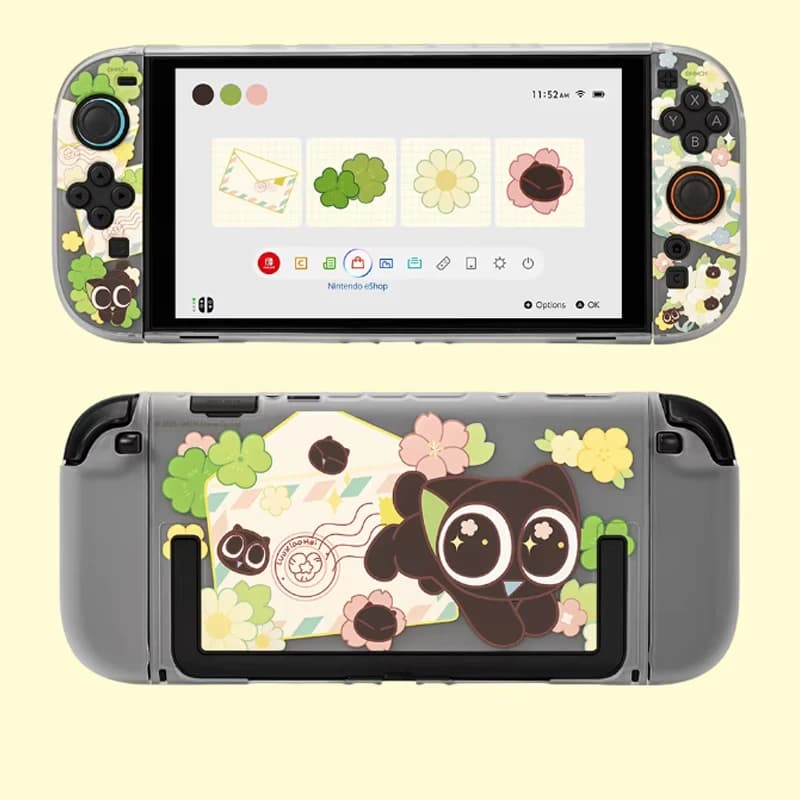 Cover Protettiva Opaca Rigida Anteriore e Posteriore Luoxiaohei in Cristallo per Nintendo Switch 2 NS2 Joy-con Game Controller