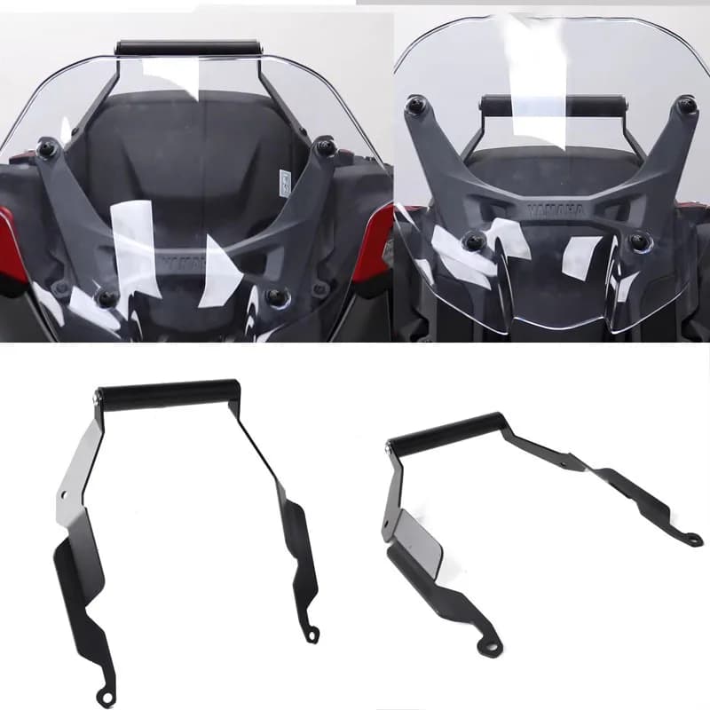 For YAMAHA XMAX 300 XMAX300 X-MAX TECH MAX 2025- Motorcycle Navigation Bracket GPS Mount Device Carrier SMART PHONE Adapt Holder
