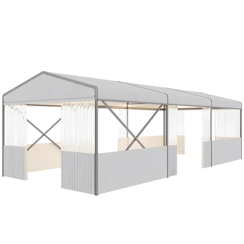 Tenda mobile commerciale con tettoia telescopica esterna a pendolo, impermeabile, in lega di alluminio, scorrevole, per catering.