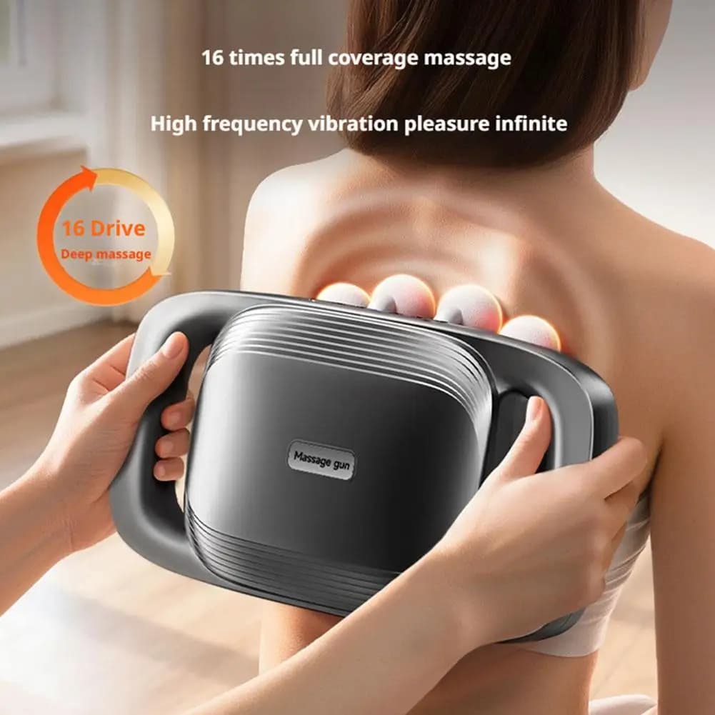 16/24 Head Band Gun Body Massage Gun with High Frequency Vibration Strong Power, Deep Impact to Relieve Muscle Incorrect