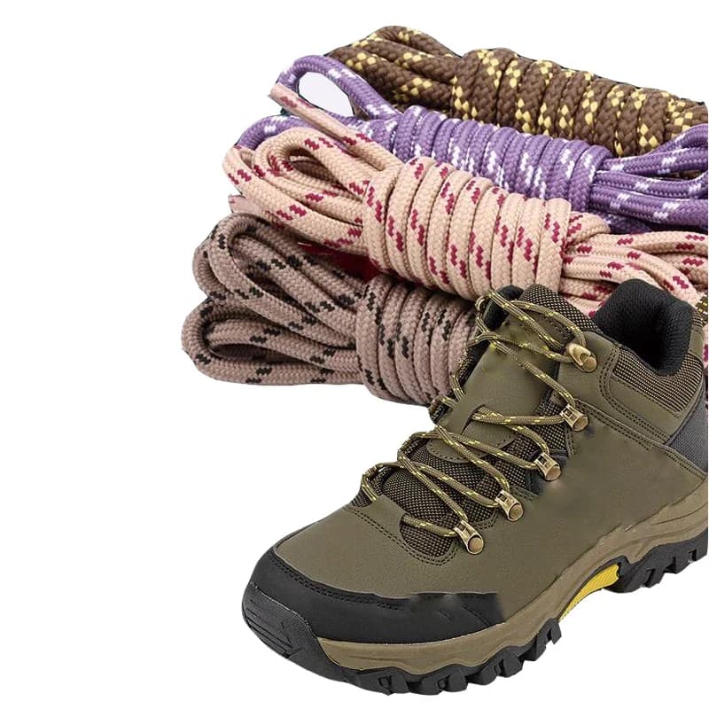 Lacci per scarpe antiscivolo da 5 mm Nucleo in poliestere rinforzato per scarponi da trekking Pantaloni con cappuccio con coulisse Accessori per arrampicata all'ingrosso