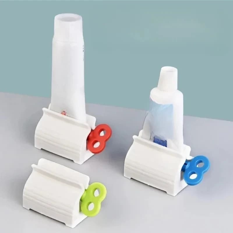 1/2/3/5 pezzi dispenser di plastica accessori per il bagno tubo multifunzione spremiagrumi manuale dentifricio facile portatile