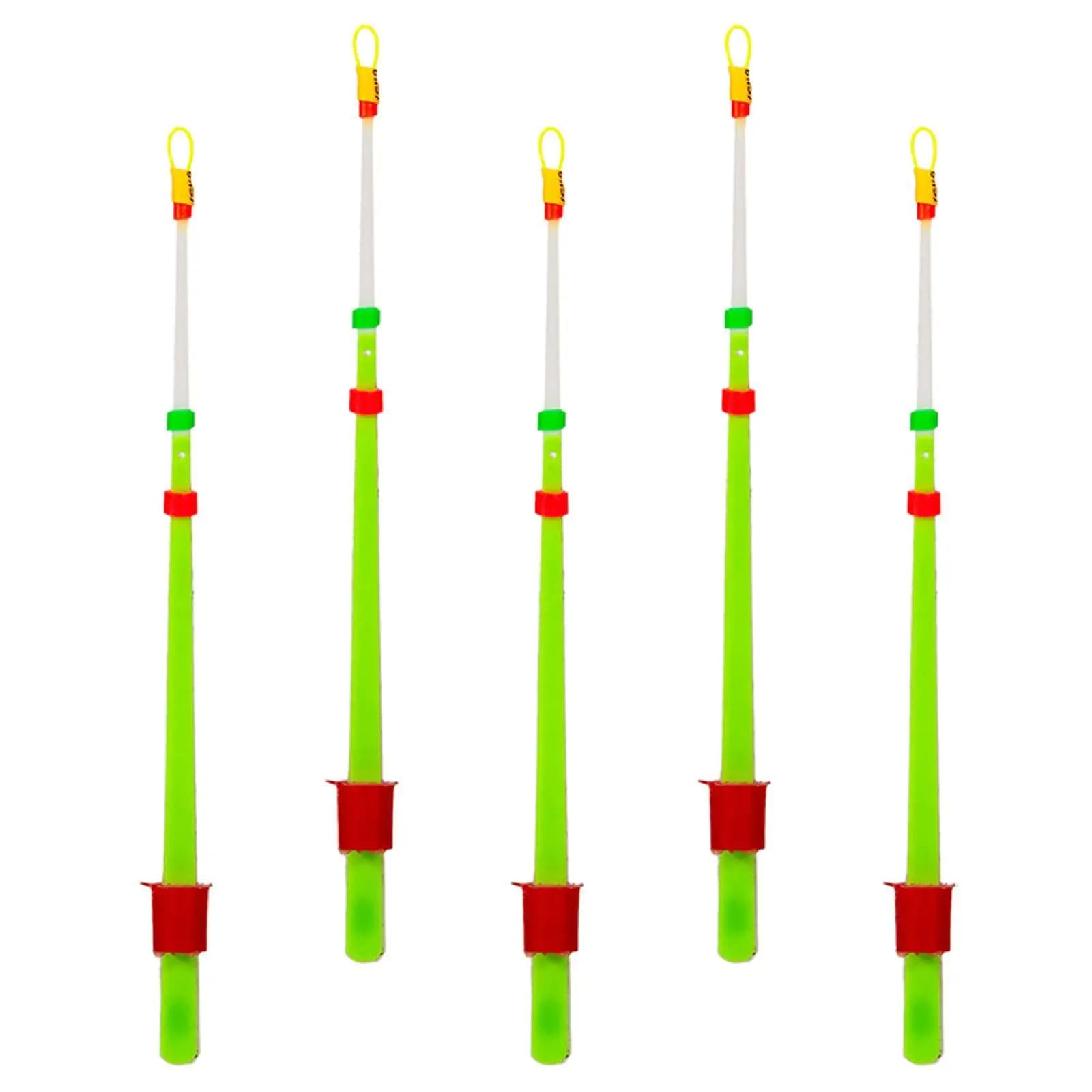 Set di 5 Dispositivi Galleggianti per Canna da Pesca sul Ghiaccio, Estensione per la Parte Anteriore della Canna per Laghi, Spiagge e Zone Rocciose
