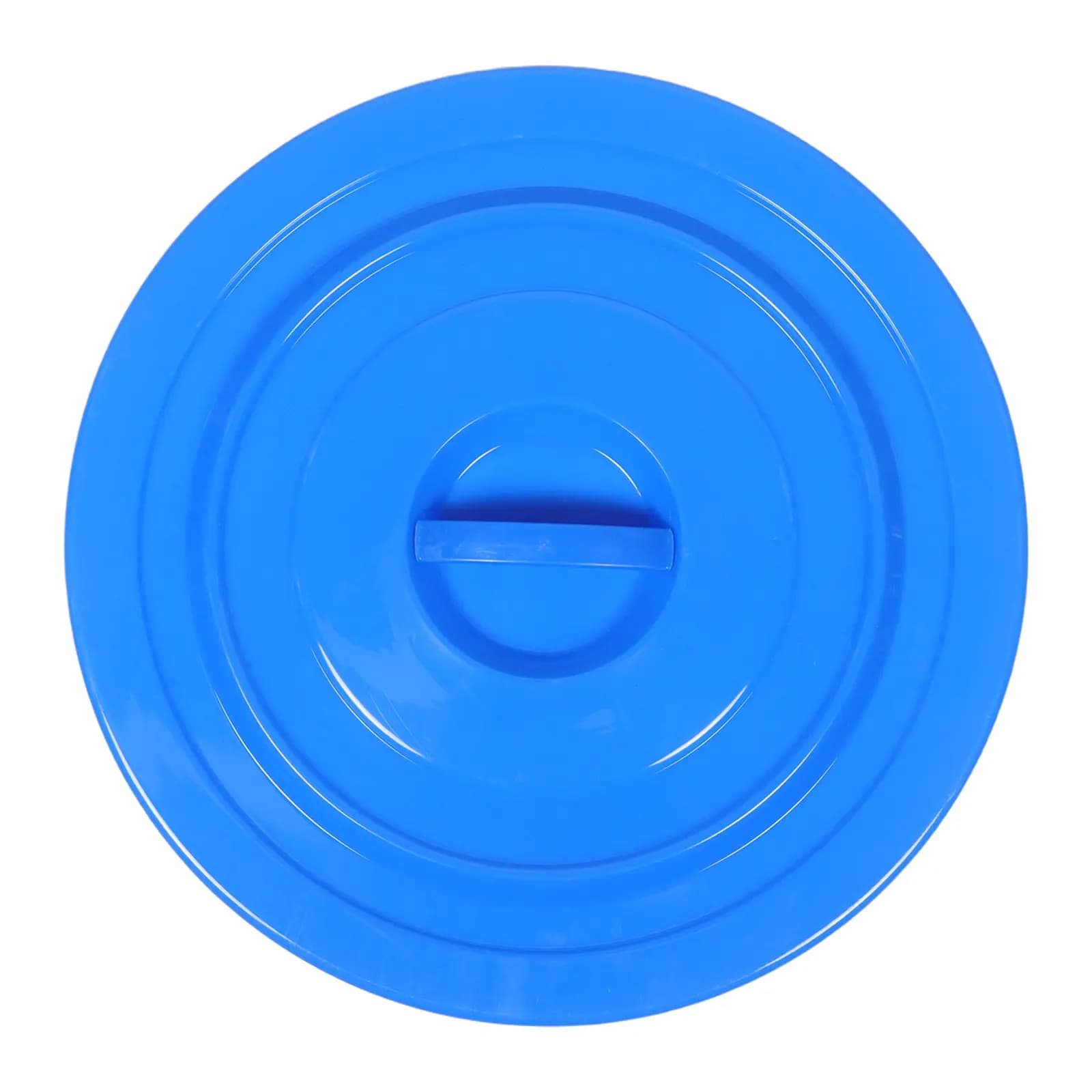 Plastic Round Trash Can Lid Replacement for 100L Dustbin Large Capacity Odor Proof Garbage Bin Cover Commercial Office Mall
