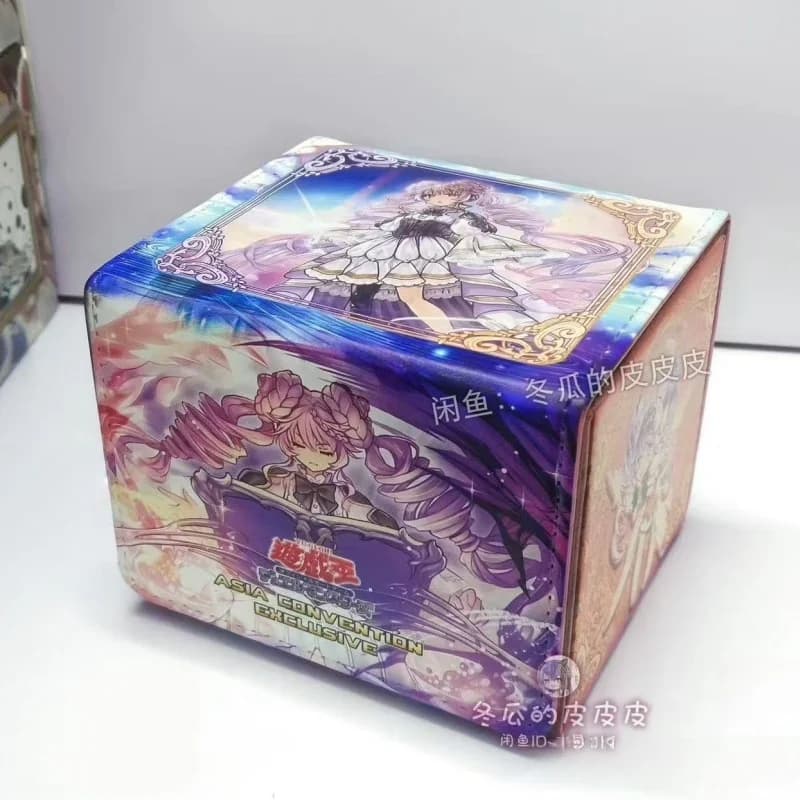 Yu-Gi-Oh! Scatola Portacarte Magnetica in Pelle Vaalmonica per Giochi da Tavolo, Adatta per Collezioni OCG DTCG, Idea Regalo