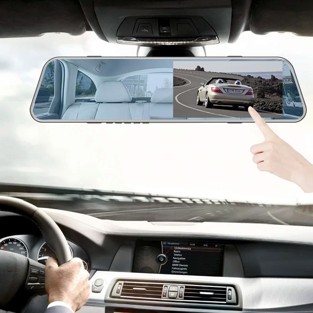 5.3 "Touch Screen FHD Car DVR Rear Mirror for Automatic Recorder 1080P Mirror Dash Double room lens night view camera retromarcia
