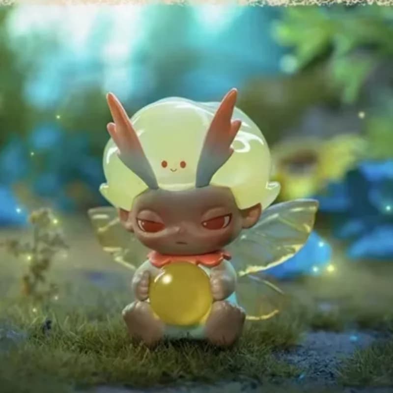 POPMART Dimoo Forest Night Series Blind Box Guess Bag Desktop Decoration Cute Model Gift Girl Blind Bag Toys