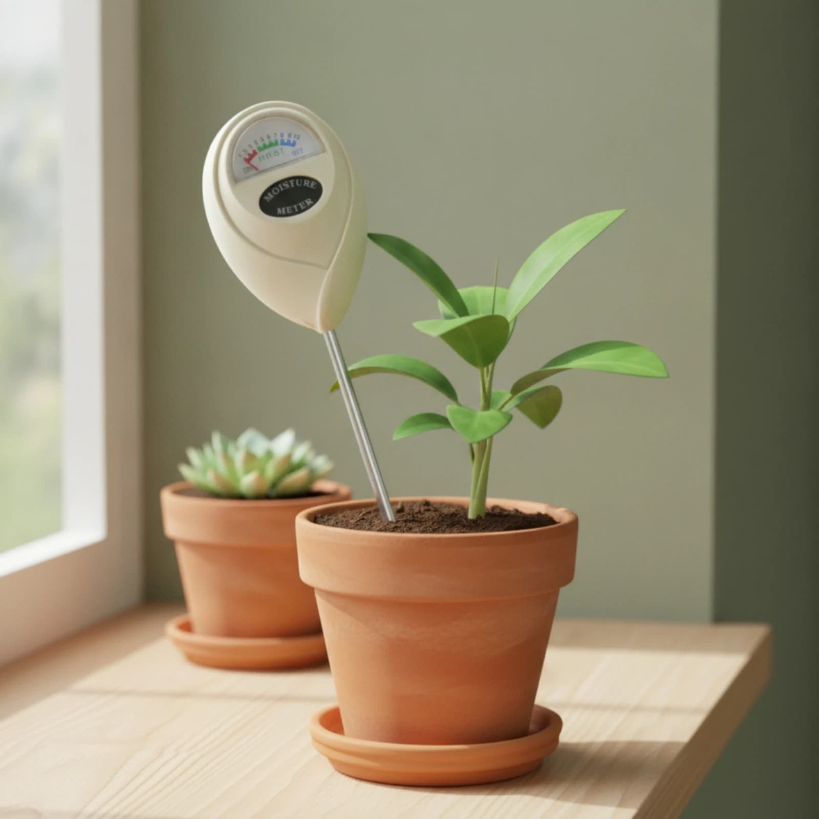 Soil Moisture Meter Analog Soil Moisture Tester Gauge Easy to Use Manual for Gardeners, Garden, Greenhouse