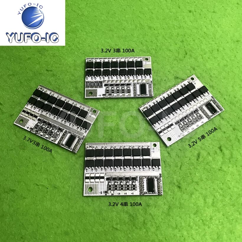 3 pz 3 Corde 4 Corde 12 V Batteria Al Litio 100a Polimero L Litio Ferro Fosfato Bordo di Protezione Della Batteria Con Bilanciato