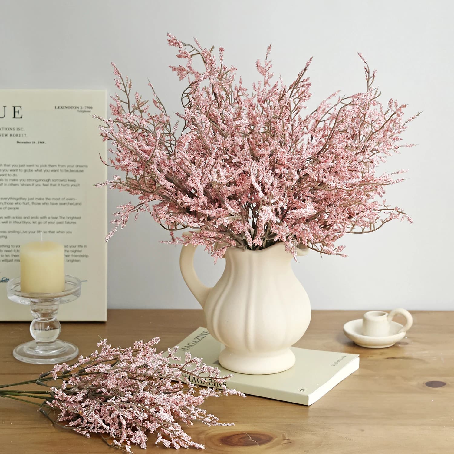 Piante Artificiali, Erba, Bouquet da Sposa per Festival, Decorazioni per Giardino Esterno, Ghirlande Fatte a Mano, Regali Fai-da-Te, Decorazioni per Tavola da Pranzo