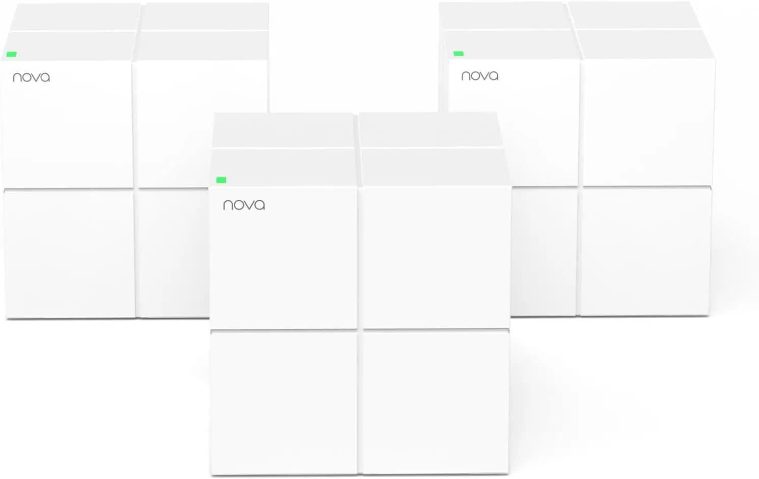Tenda MW6 Mesh Router Gigabit wireless AC1200 Dual-Band 2.4G/5.0GHz Sistema di copertura Wi-Fi per tutta la casa Ripetitore a ponte a lungo raggio