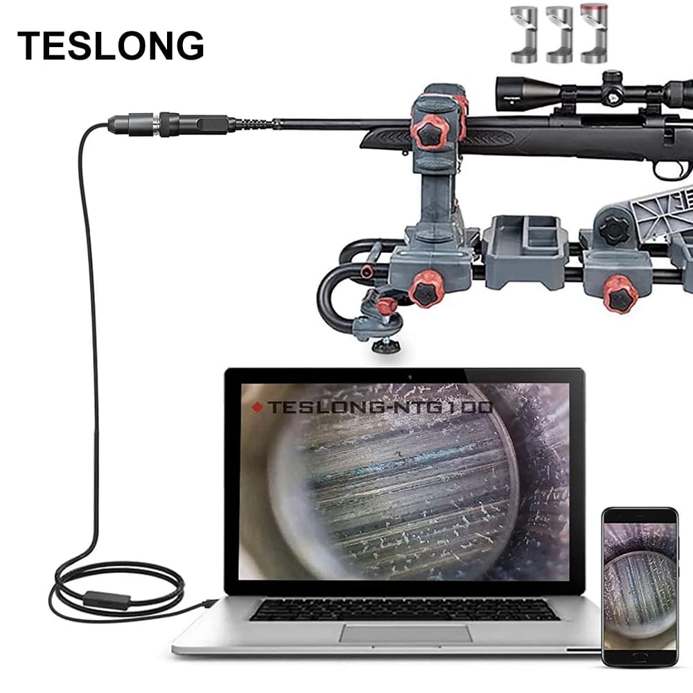 TESLONG NTG100 Cannocchiale per boroscopio per fucile da 5 mm di diametro per caccia digitale per calibro superiore a 20