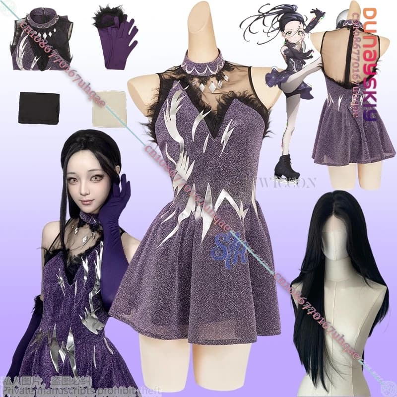 Kamisaki Hikaru Cosplay Anime Medal Beautiful Costume {SAIKOU} Lace suit Loli cute dress Lolita Halloween party