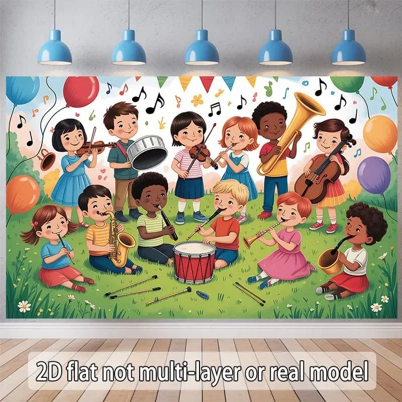 2D Plane - 2D Plane - 1 piece pack - 2D Plane banner, suitable for orchestra performances