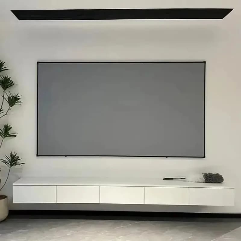 Boying Nuovo telaio Schermo di proiezione Fresnel da 100 pollici 8K UHD Home Theater 80% ALR Ultra Schermo per proiettore