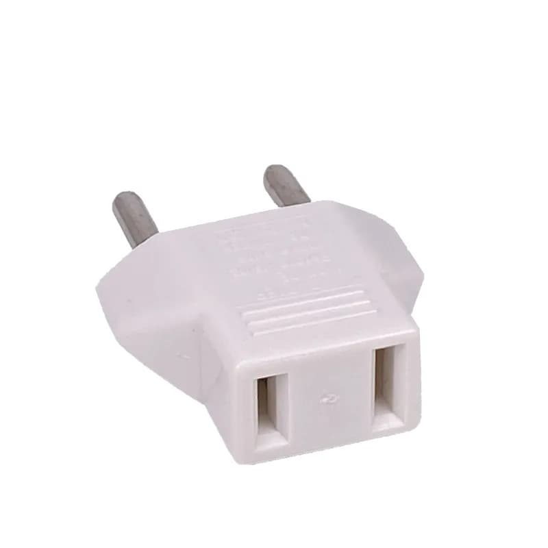1 pcs Plug-in adapter from US to EU CN Chinese to Euro Travel Adapter EU Plug Converter European Plug-in Power Supply socket