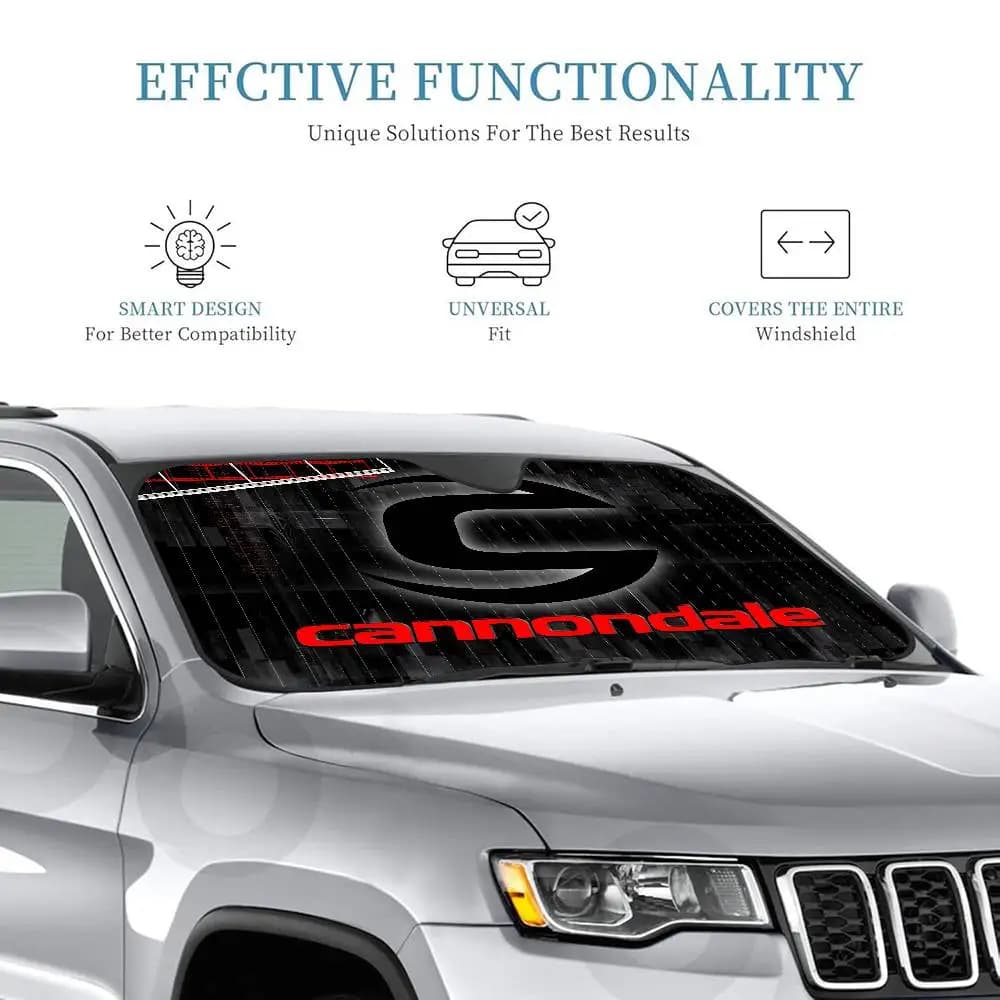 Parasole per Auto C-Cannondale, Copertura per Parabrezza Anteriore, Protezione Solare per Auto, Accessori Interni