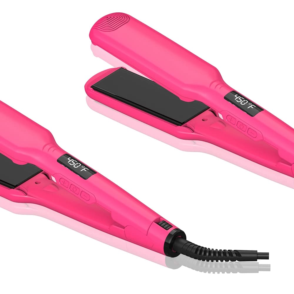 Wholesale EMST Custom Ironing Iron Box Hair Plate With Private Label