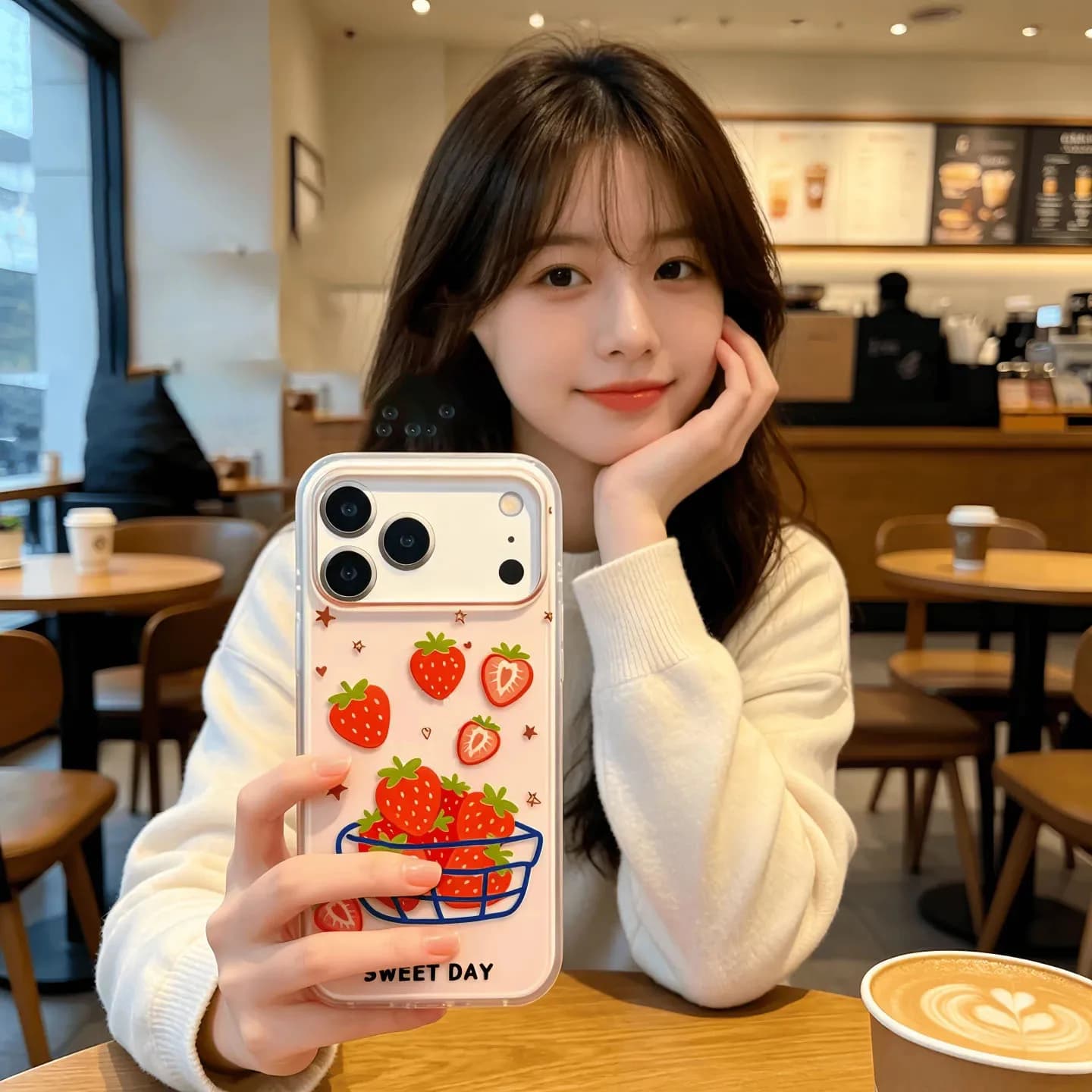 Korean Ins Summer Minimalist Fruit Party Phone Case For iPhone 18 17 16 15 14 13 12 11 Pro MAX Plus 17air Silicone Cover