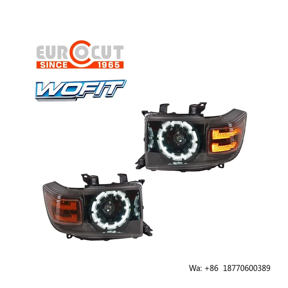 Modified Auto Headlamps for Land Cruiser LC70 LC76 LC79 LED Lens Pickup Truck Headlight 6000k Color Temperature New Condition