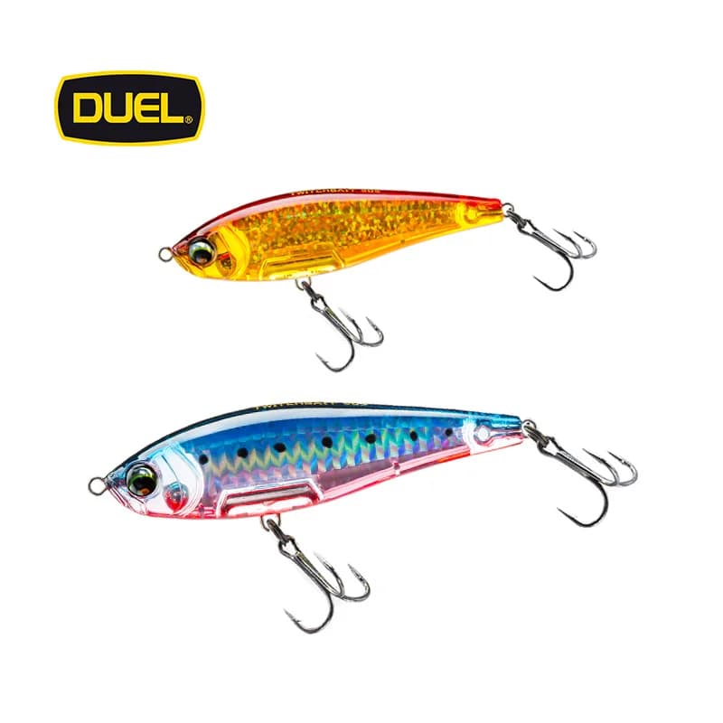 DUEL Japan L-BLUE TWITCHBAIT Esca Dura Affondante Lenta Luminosa Opzionale Riflettente per Pesca al Branzino, Sgombro e Acque Salate