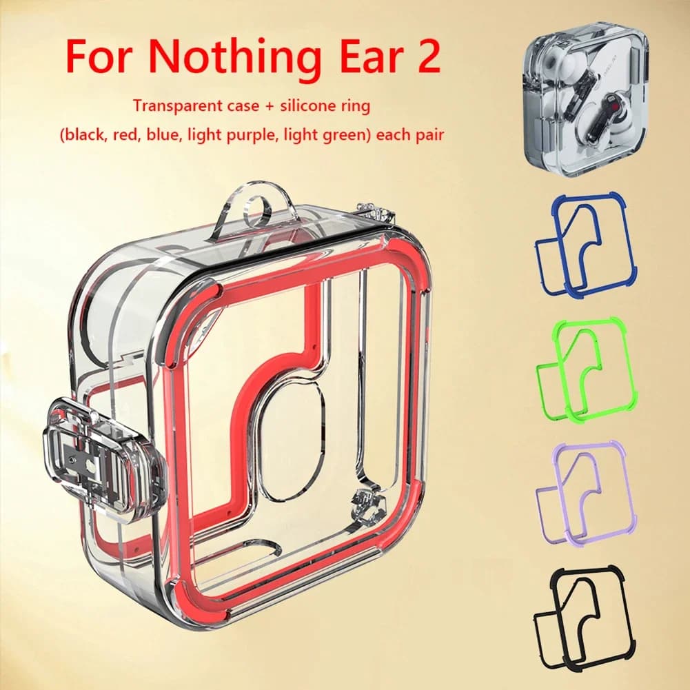 Cover For Nothing Ear 2 auricolari Bluetooth custodia protettiva trasparente per PC per niente Ear (2) cuffie Wireless Protect Shell
