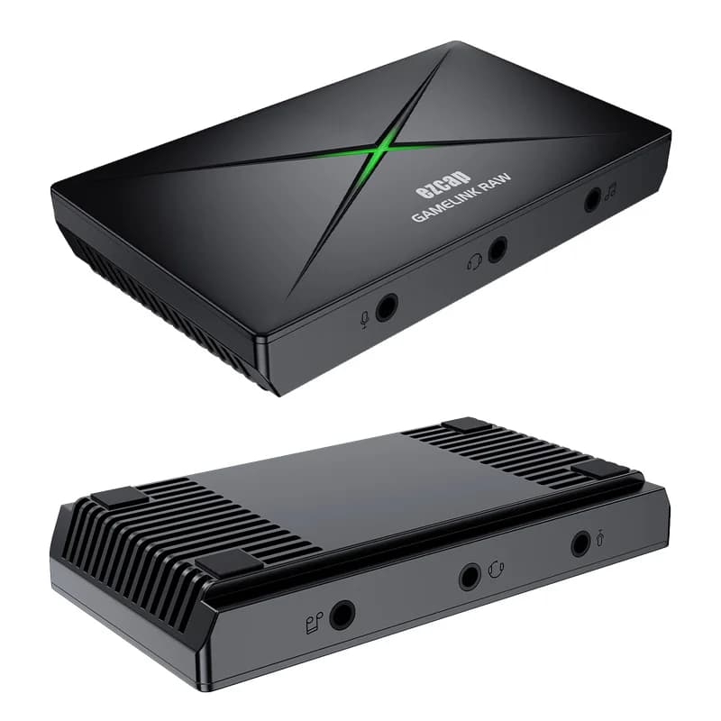 Ezcap GAME LINK RAW 1080P120 4K30 Scheda di acquisizione video Type-C USB 3.0 HDMI Scatola di registrazione di giochi per fotocamera portatile Streaming live