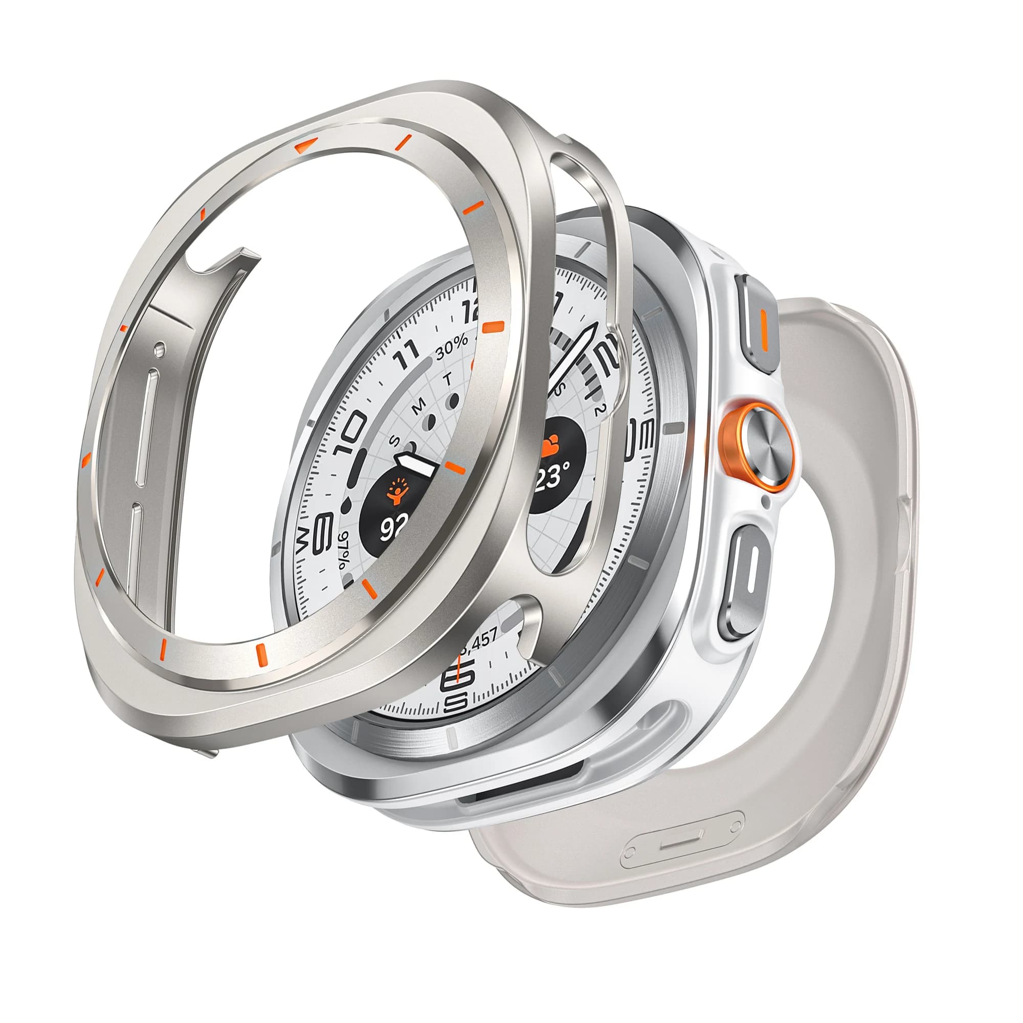 Custodia protettiva in lega di alluminio per Samsung Galaxy Watch Ultra 8 47mm, cover per SAMSUNG Ultra 7, accessori protezione schermo