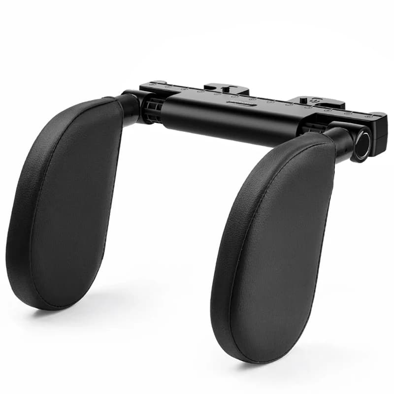 Ergonomico 360 ° Cuscino cervicale automatico regolabile con memory foam e cuscinetti laterali Poggiatesta per dormire con un clic per viaggi in auto BMW Benz