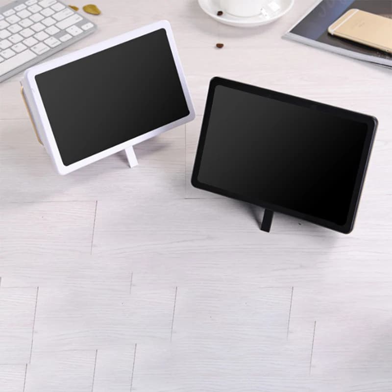Video 3D portatile universale per ingrandire l'amplificatore con lente d'ingrandimento per schermo per smartphone da 8,2 pollici