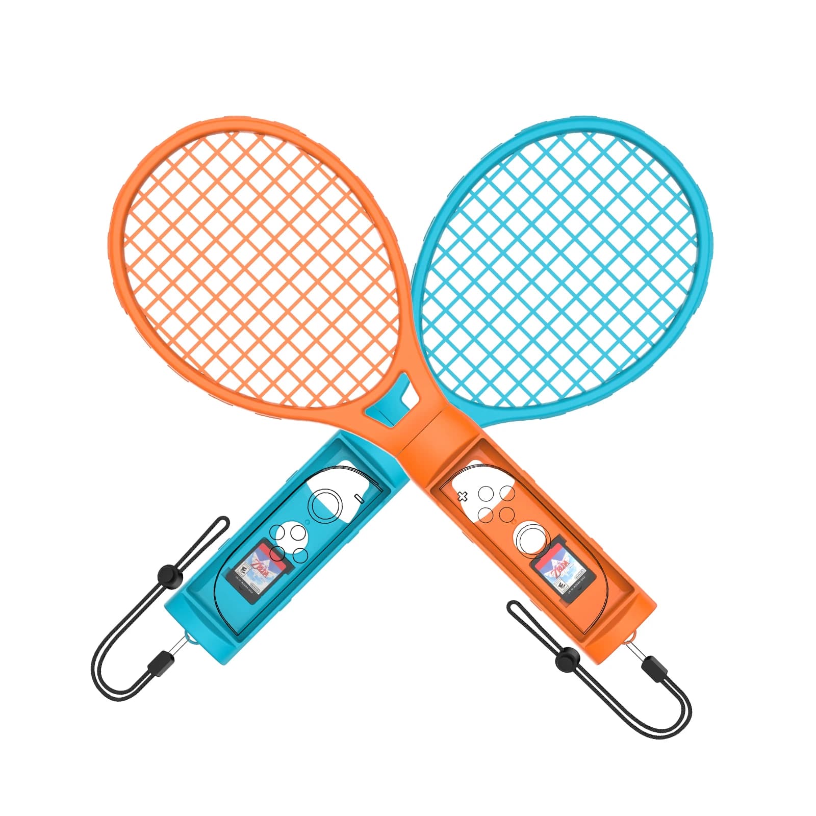NS2266 game tennis rack for Nintendo Switch 2, lightweight ABS, full control of buttons, safety rope, compatible with sports games