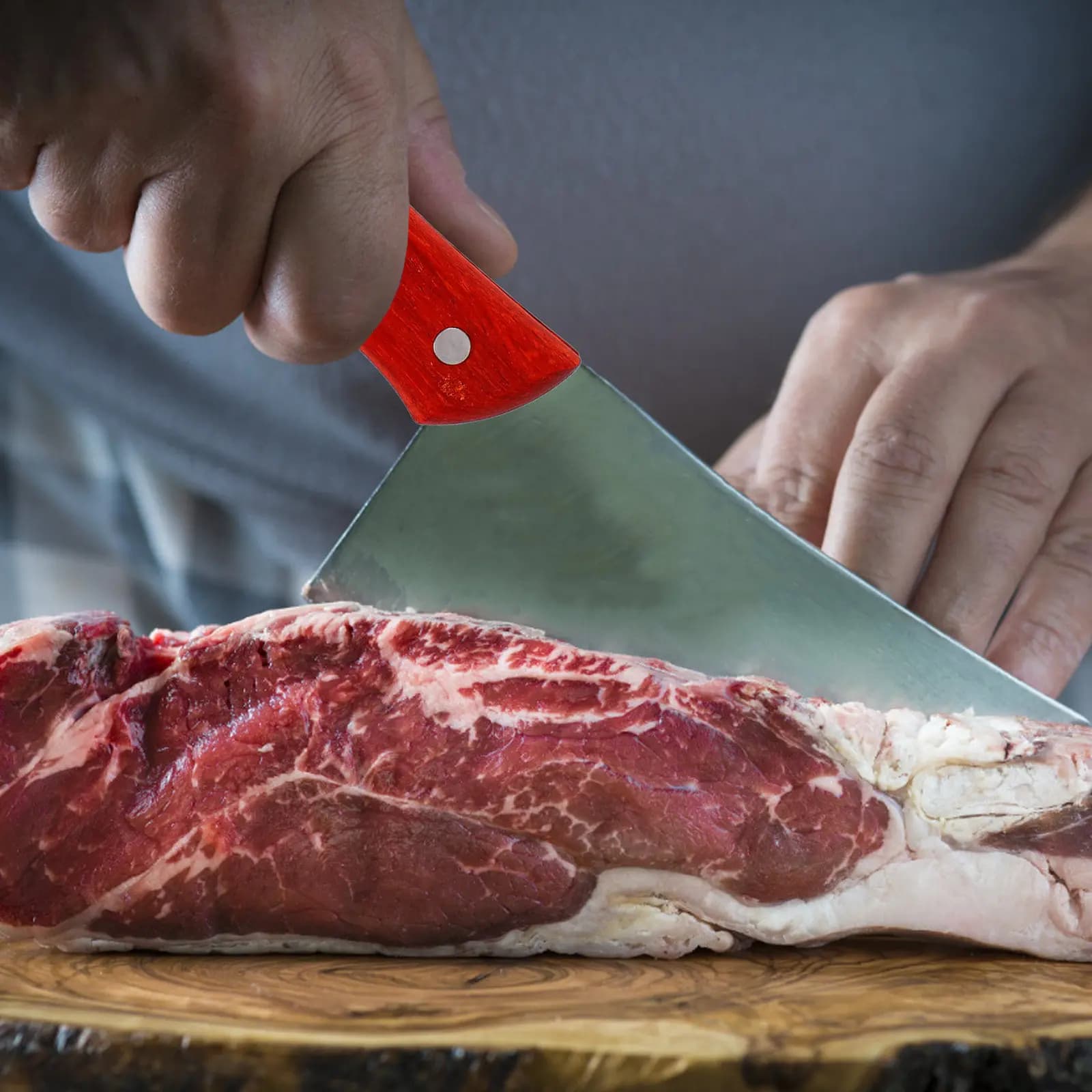 Set Universale di Ricambio per Manici di Coltelli da Cucina, Parte in Legno Massiccio, Strumento di Riparazione Ergonomico, Perfetto per Accessori da Chef
