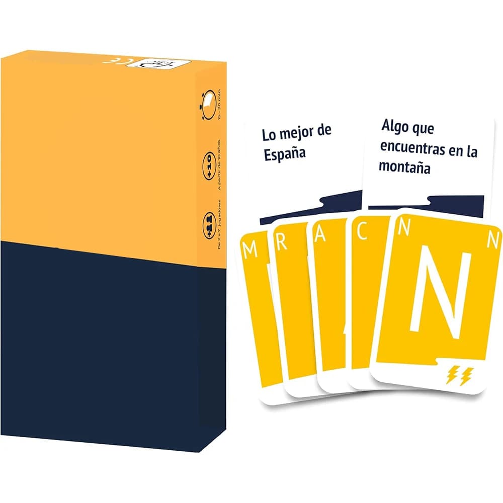 Gioco di Carte Veloce: Gioco da Tavolo per Famiglie e Feste, Sfida di Vocabolario e Riflessi Rapidi, Gioco di Abbinamento Lettere per una Serata di Gioco