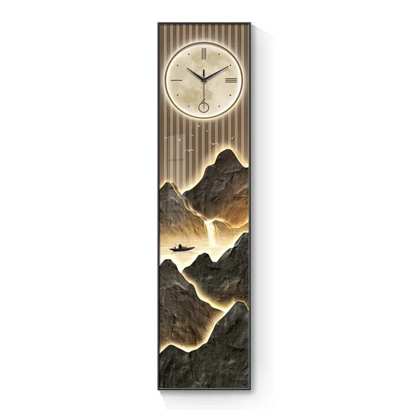 Orologi da Parete LED di Lusso, Grandi Dimensioni, Minimalisti, Nordici, Moderni, in Legno, Creativi, Orologio da Parete alla Moda, Classico, Decorazioni