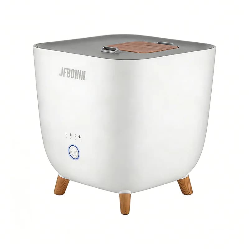 JFBONIN 2.5L Ultrasonic Wood Grain Humidifier Air Conditioner Companion Sleep Mode, Aromatherapy diffuser for home and office