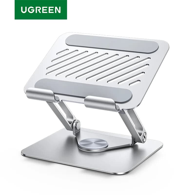 Supporto per tablet telefono UGREEN 360 ° Supporto per iPad girevole in alluminio per iPad Pro iPhone Supporto per tablet Xiaomi Supporto per laptop Supporto per tablet
