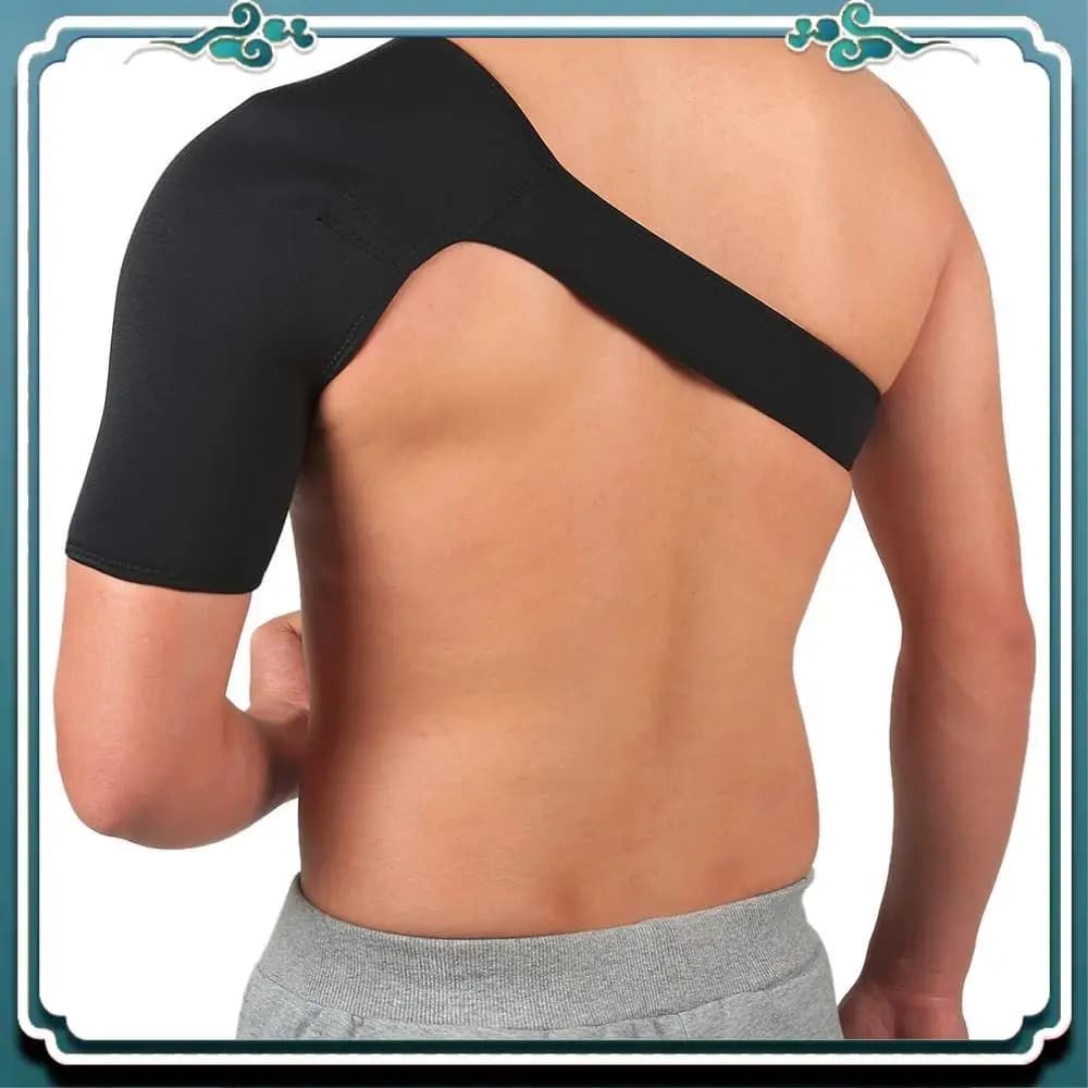 Affidabile supporto per spalla tutore protezione per la schiena cinghia avvolgente per cintura cuscinetti per fascia spalla singola regolabile traspirante protezione per la cura dello sport Pro