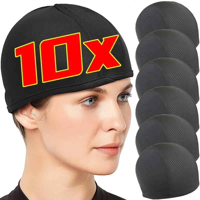 Internal cooling cap of the helmet Berretto with breathable skull under the cap of the helmet for driving in motion Breathable hood for outdoor sports