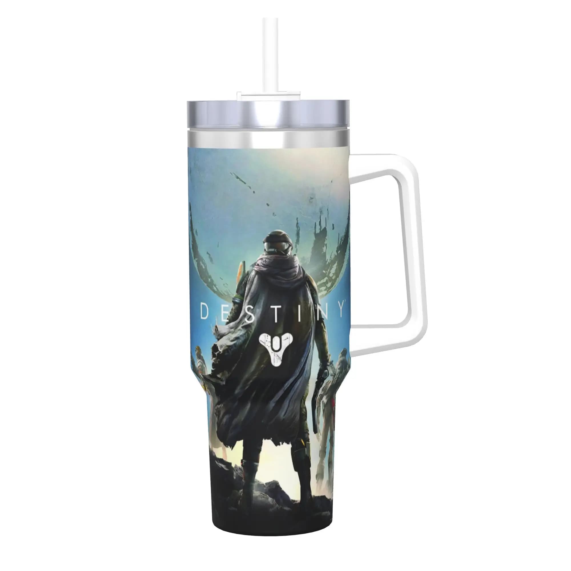 Borraccia Termica Isolante Destiny 2 con Coperchio, Tazza Sottovuoto per Ufficio, Casa, Auto, 20oz