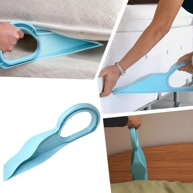 Strumento Portatile Blu per Inserire la Gonna del Letto, per una Facile Organizzazione e Decorazione della Casa