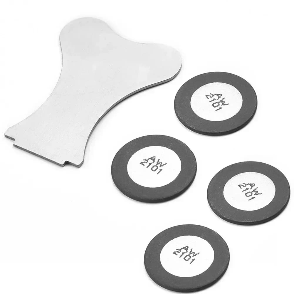 Dischi trasduttori a disco in vetro da 4 pezzi per scaldabagno elettrico Opti-Myst 20mm umidificatore ad ultrasuoni foglio di atomizzazione in ceramica