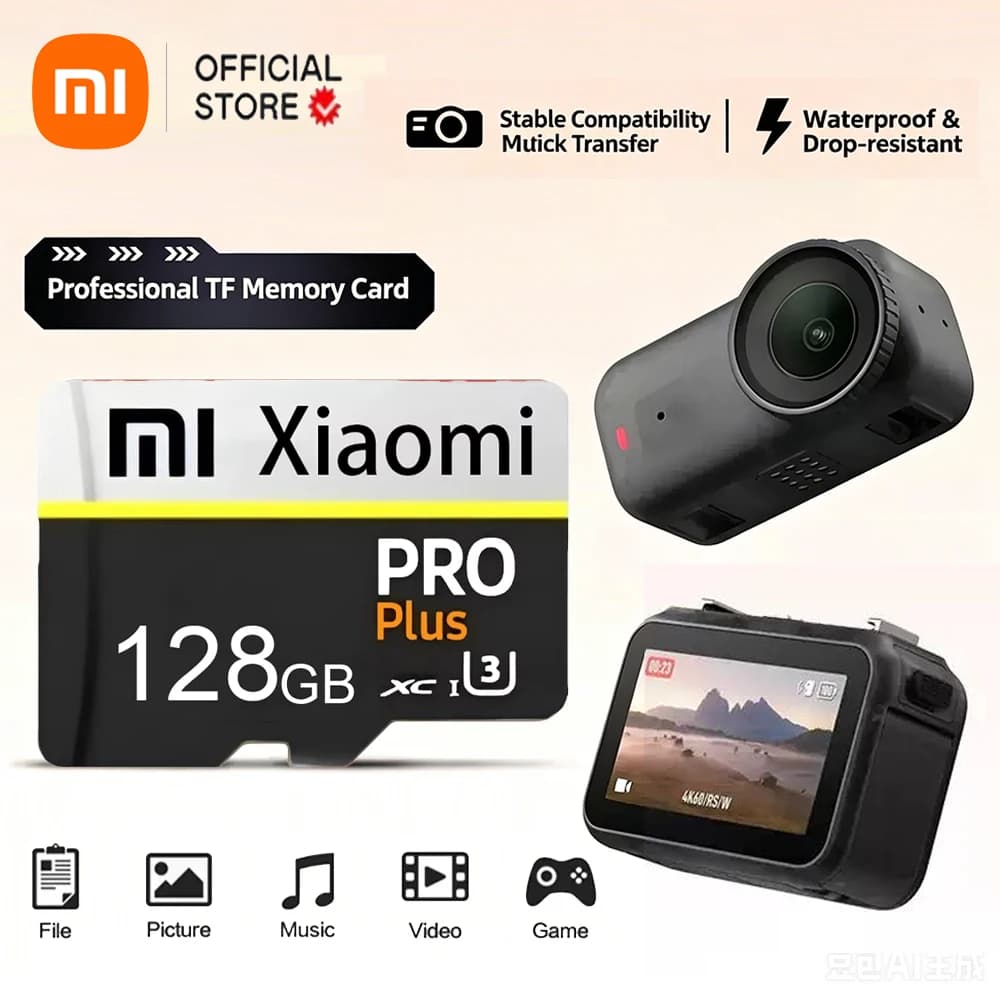 SD Card 128GB Extreme Speed TF Card SD Micro Card 256GB Support 4K UHD SD Memory Card 512GB For Xiaomi Sony Electronic devices