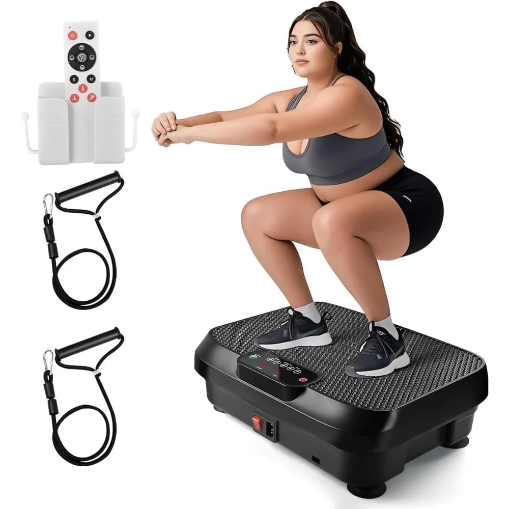 Exercise machine with vibrating plate for weight loss of lymphatic drainage, fitness platform with vibration for workout throughout the body, Mini Shake Pla