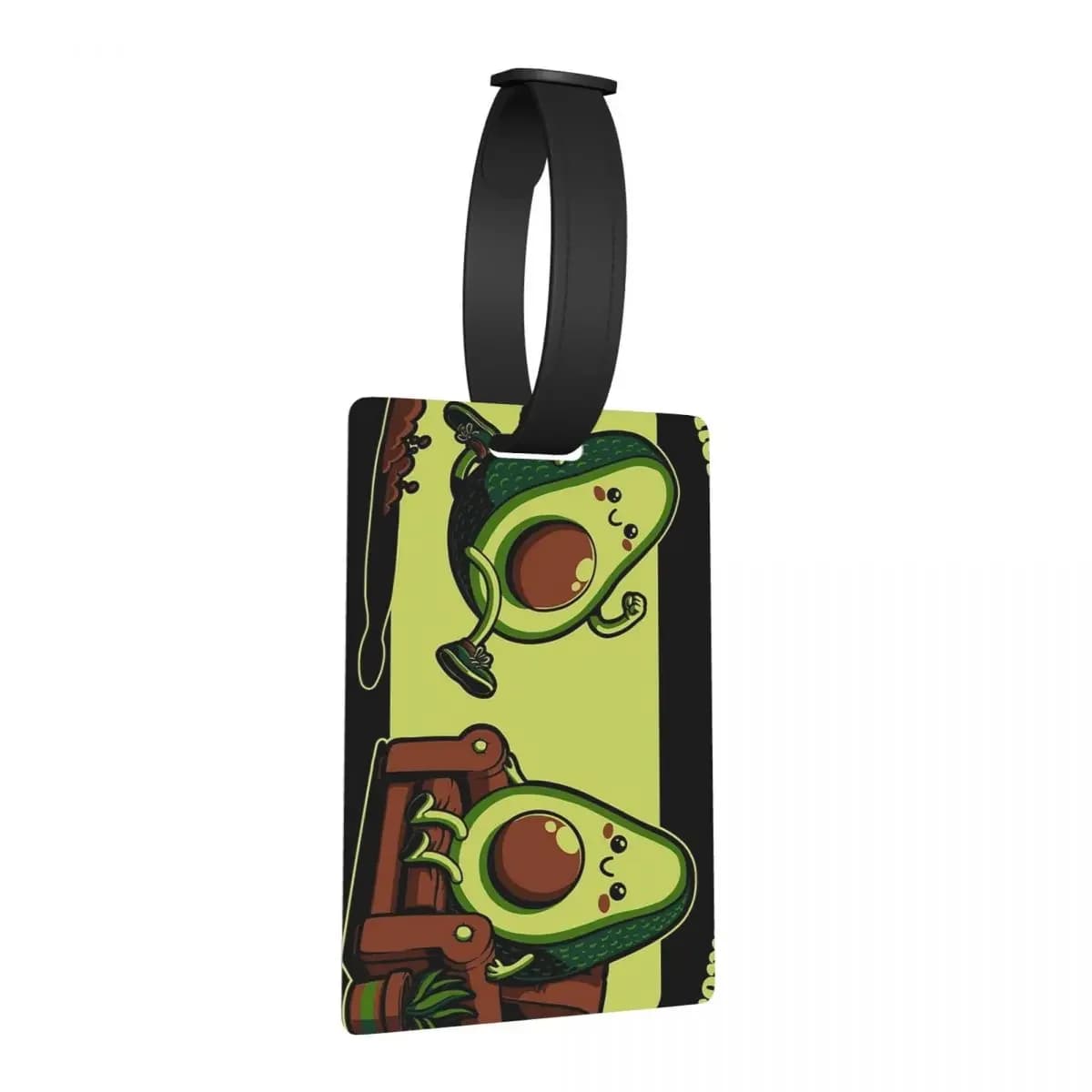 Avocardio Avocado Cardio Etichette per bagagli Accessori per valigie Moda da viaggio Etichetta per imbarco per bagagli Porta etichette ID Nome Indirizzo