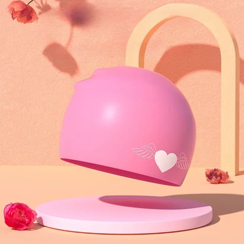 Comfortable Silicone Swim Headphones for Girls Ear Protection for Long Hair Swim Headphones for Kids Print Swim Headphone for Cartoon Pool Accessories